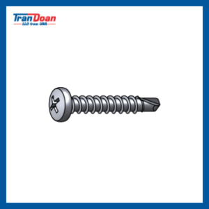 Sheet metal screws, Self drilling, Phillips pan head